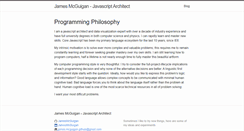 Desktop Screenshot of jamesmcguigan.com