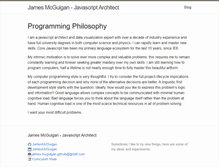 Tablet Screenshot of jamesmcguigan.com